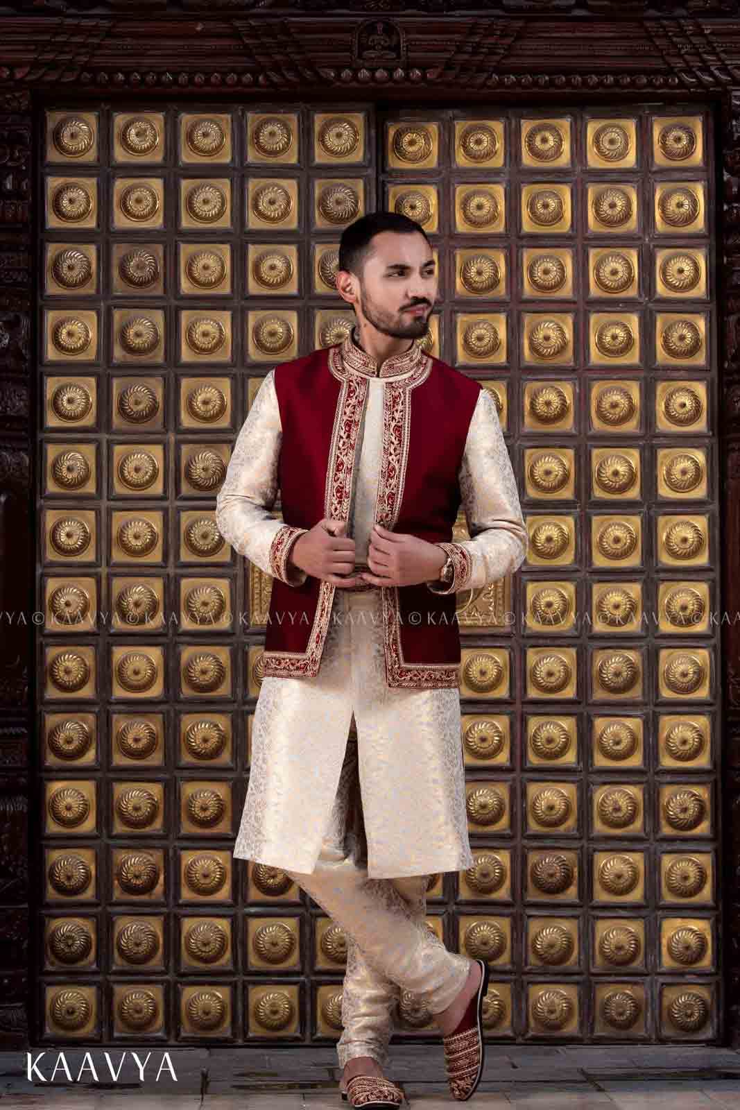 Sathish Rajbhandari in Kaavya mens wear